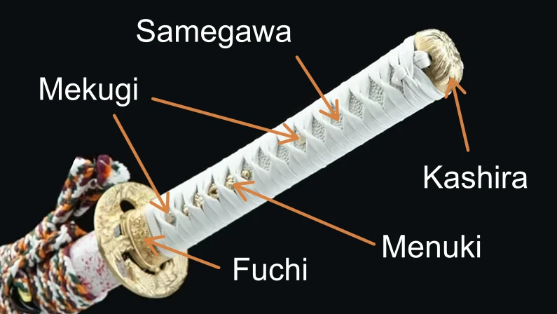 Komponenty Katana Tsuka