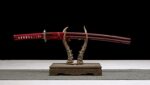 Červený Wakizashi