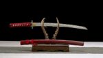 Červený Wakizashi