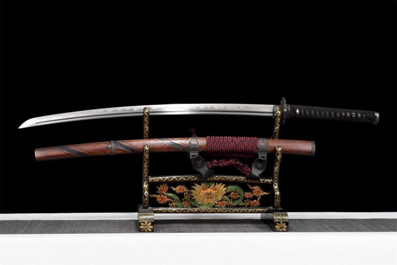 Damask Katana Meč S Pravým Hamonom