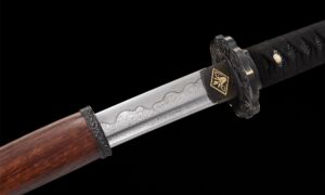 Damask Katana Meč S Pravým Hamonom