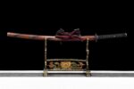 Damask Katana Meč S Pravým Hamonom