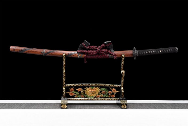 Damask Katana Meč S Pravým Hamonom
