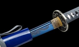 Modrý Drak Katana Meč