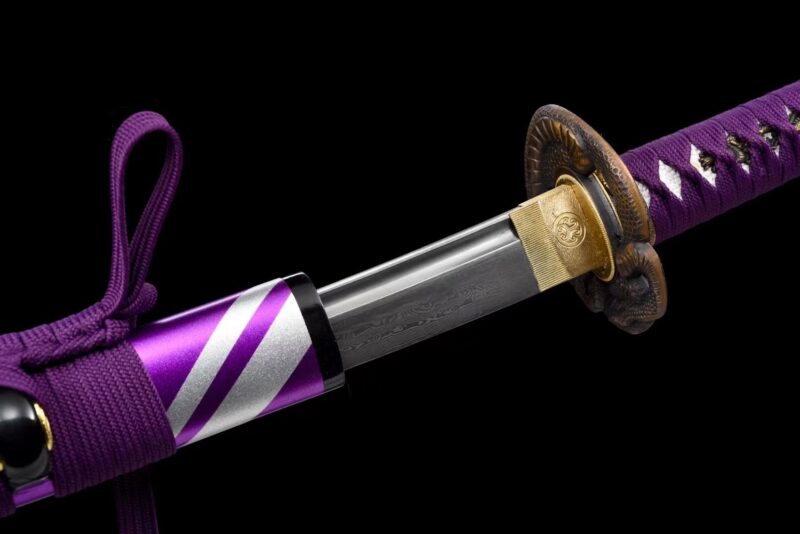 Murasaki Hebi Katana Meč (紫蛇) – Fialový Had